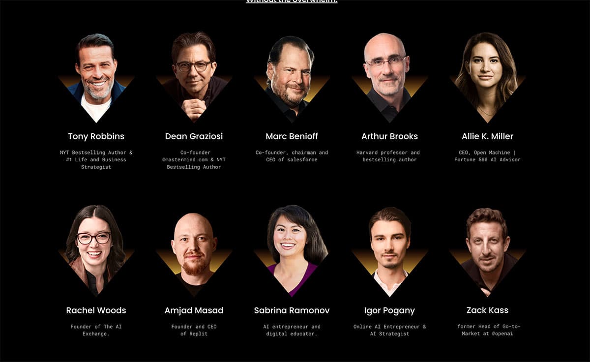 AI Advantage Summit Speakers