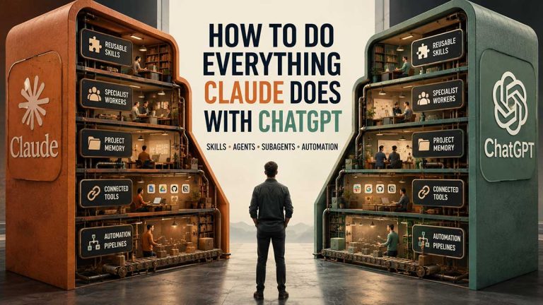How to Do Everything Claude Does With ChatGPT