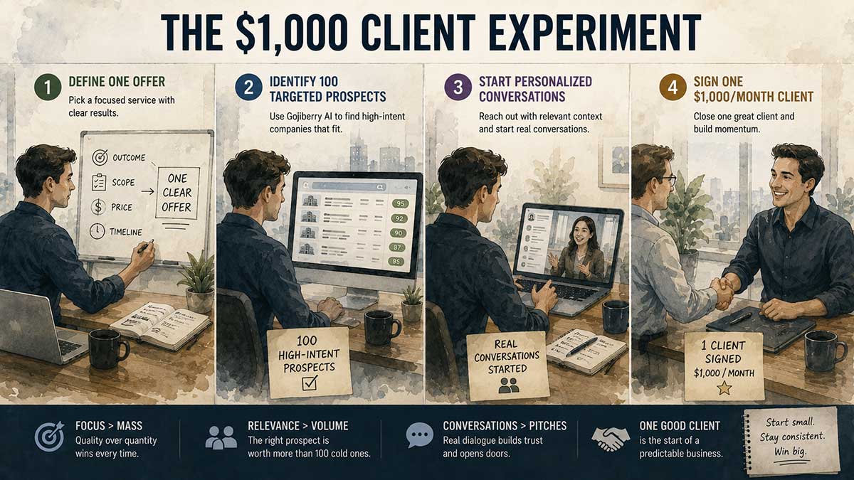 the 1000 client experiment