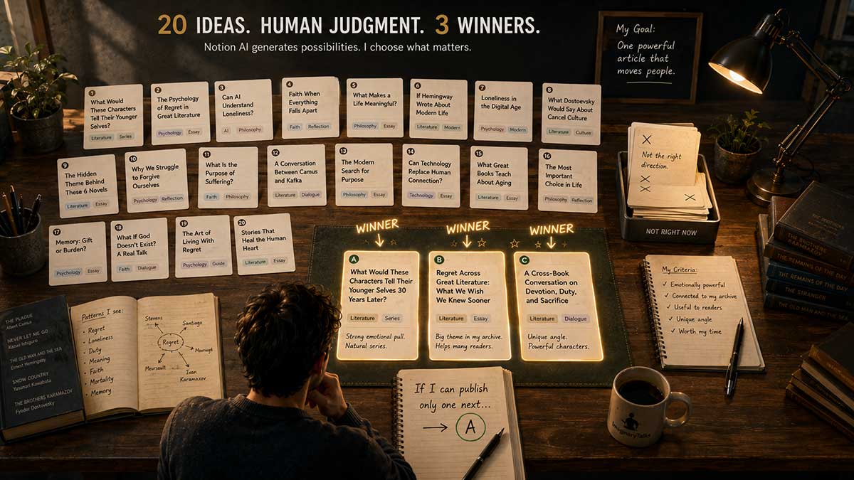 I Would Ask Notion AI for 20 Ideas